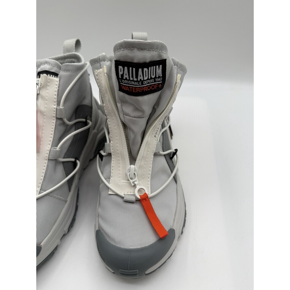 Palladium Off-Grid Hi Zip WP+ Boots, Women's 6.5,EU37.5,Glacier Gray,Waterproof - Picture 9 of 15